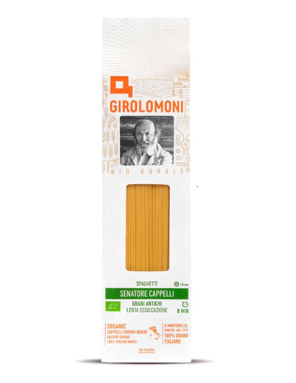 Confezione di spaghetti di grano Senatore Cappelli biologico Girolomoni